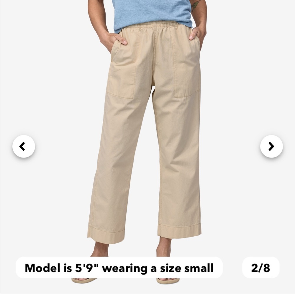Patagonia funhoggers pants sz M undyed natural - Picture 1 of 8
